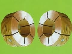 Copper Clad Φ1.65mm Bead Wire , Coil With Six Steel Belts Fixed