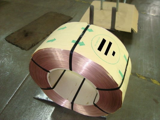 Diameter 0.78MM Planes Low Carbon Steel Wires , Bronze Coated