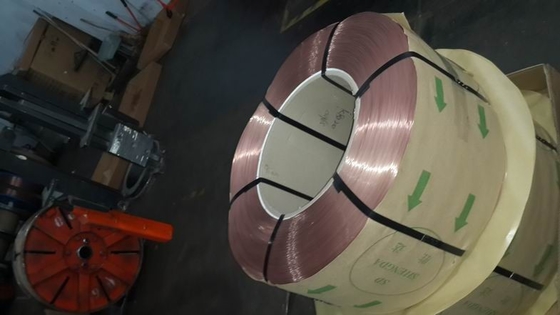 Cu 98.3% Coated Low Carbon Steel Wire For Tire Bead Wire