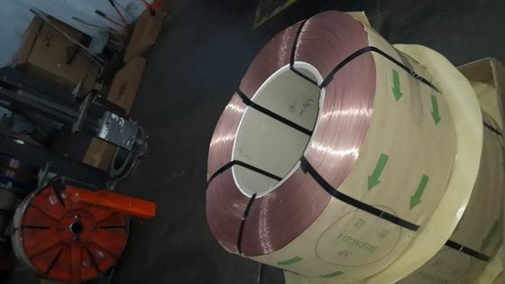 Acero revestido de bronce del alambre de la gota para la bici