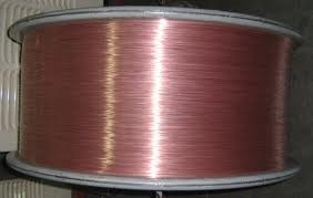 Revestido de cobre amarillo del alambre normal de acero de la resistencia a la tensión del metal para la motocicleta a prueba de herrumbre