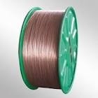 Alambre de acero revestido del cobre del neumático de Φ1.55mm, 0.30-1.5g/kg revestido de bronce