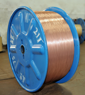 Alambre de acero revestido de cobre de alta resistencia a prueba de herrumbre de Φ2.0mm para los vehículos