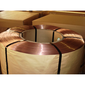 alambre de acero revestido de cobre de 078m m para los vehículos que cubren la superficie lisa