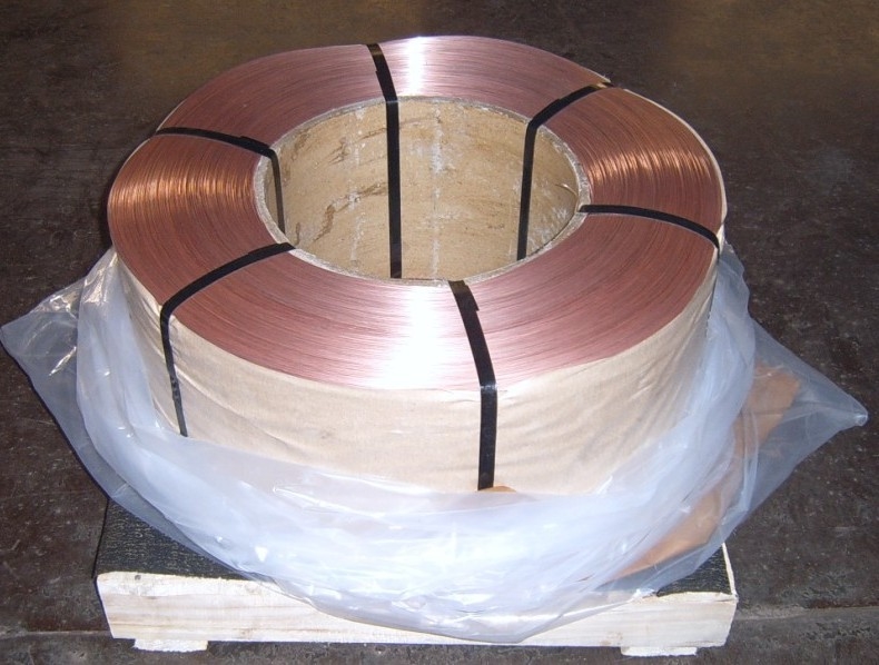 El alto alambre de acero de la gota del cobre 049gkg con el bronce durable cubrió
